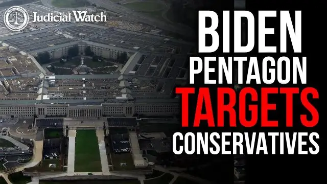 Biden Pentagon Targets Conservatives