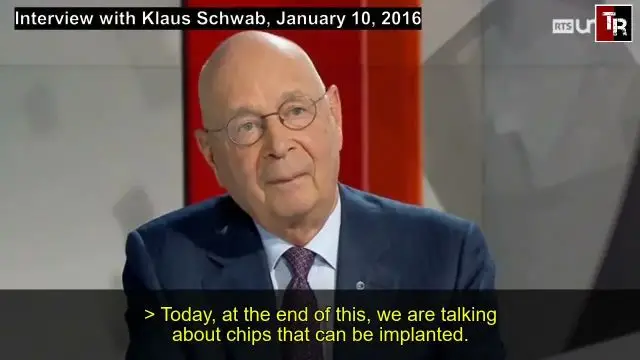 Implanted Microchip, Klaus Schwab, WEF and The Great Reset
