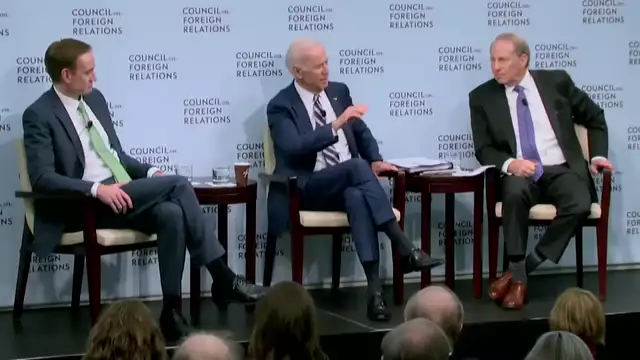Joe Biden Brags About Withholding Ukraine Aid in Council on Foreign Relations