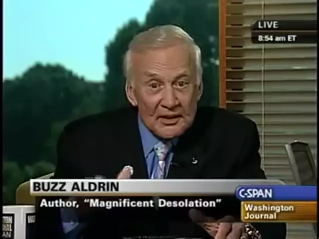 C-SPAN: Buzz Aldrin Reveals Existence of Monolith on Mars Moon