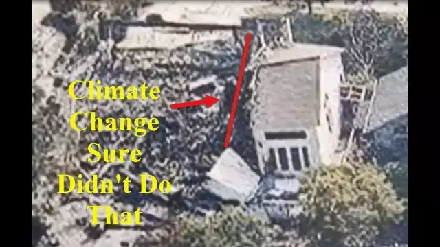 Must See John Knox Video Re:  CA 'Wildfire,'  DEW Slices Neatly A House