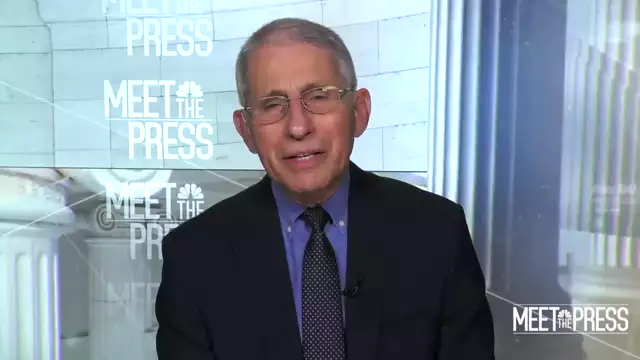 [FAUXI IN A FULL FACE MASK] Full Fauci Interview: 'Too Premature' To Pull Back On Covid Protections | Meet The Press | NBC News