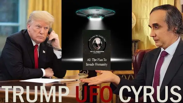 Trump Orders DNI UFO Alien Declass after Cyrus Parsa Tweet Request