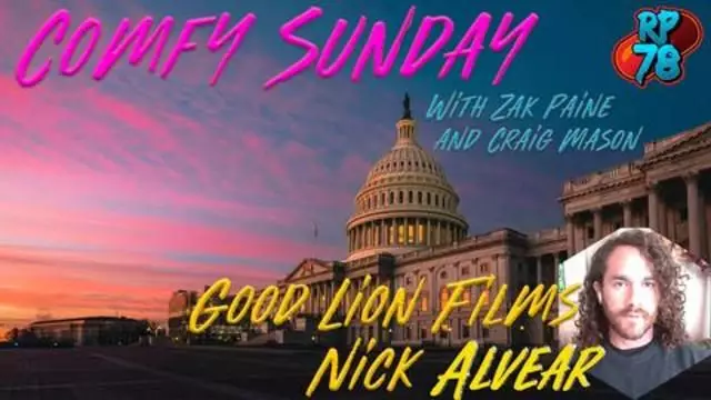 Good Lion Films Nick Alvear joins Comfy Sunday with Zak & Craig #MouthyBuddha