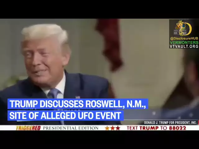 Is this Proof Aliens Exist and Proof Trump Knows? Watch till end