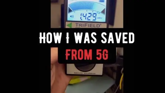 How I was saved from the recent 5G attack (Rollout) and symptoms