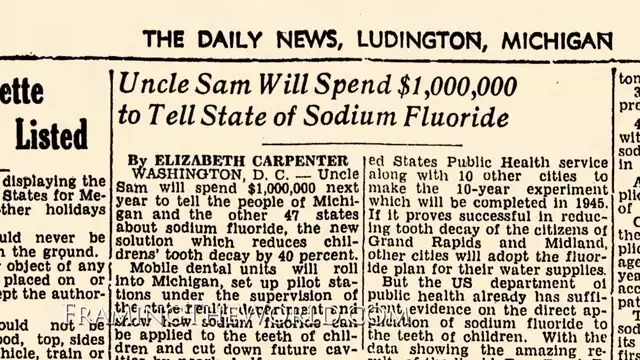''Fluoride: Poison On Tap'' Official Film