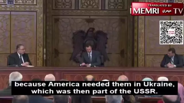 Bashar al-Assad Syrian President dropping truth bombs ðŸ’£ ðŸ’£ ðŸ’¥ ðŸ’¥
