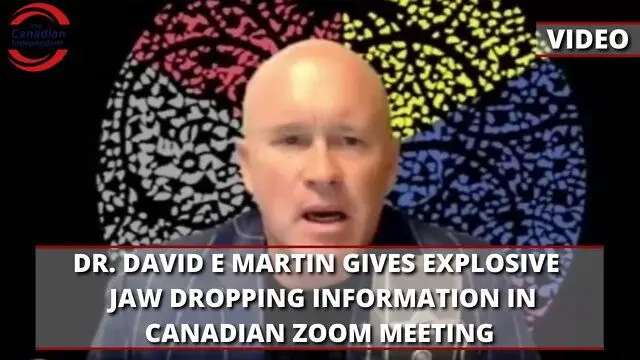 Dr David E Martin Gives Explosive Jaw-Dropping Information in Canadian Zoom Meeting