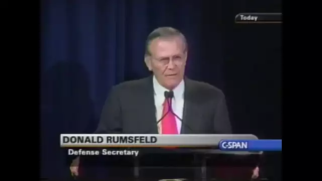 Rumsfeld Admits 2.3 Trillion Missing from Pentagon Day Before 9/11