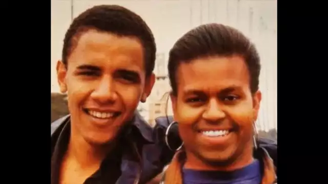 Young Obamas Photo Emerges On Social Media... Watch Big Mike Transition Into Michelle!!