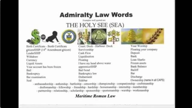 Admiralty Law Words