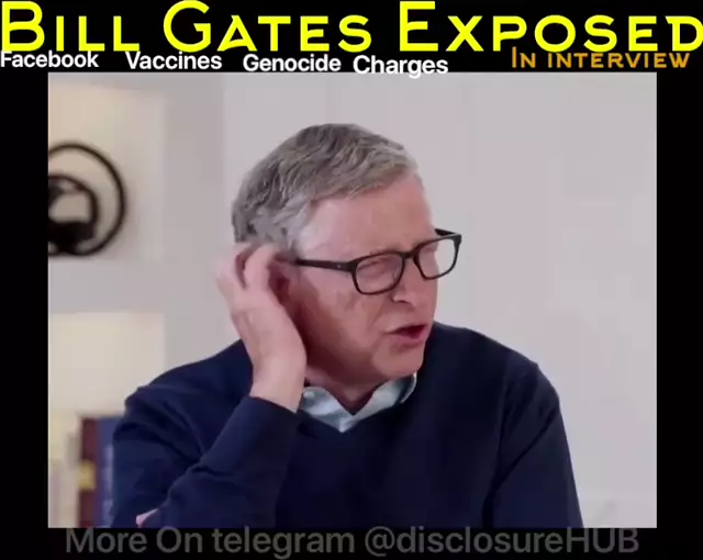 Bill Gates Fauxs himself in interview - EXPOSED