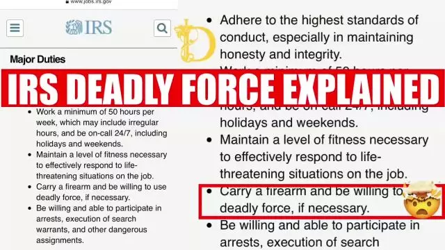 IRS Deadly Force Explained