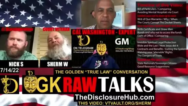 The Golden 'True Law' Conversation Cal Washington and Sherm