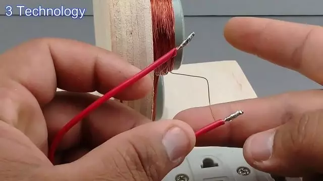 Generating energy using a copper coil