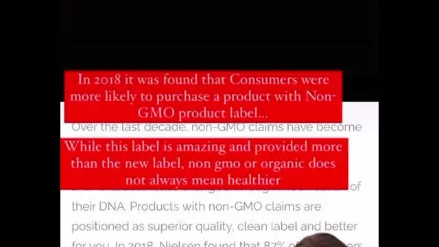 Food Labels Changing