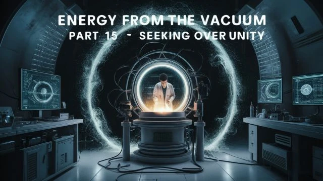 Energy From The Vacuum 15 Seeking Overunity