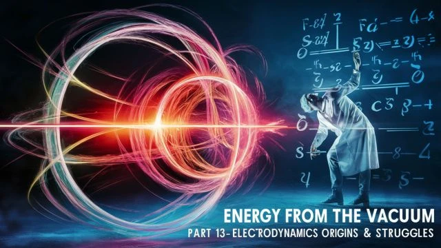 Energy From The Vacuum 13 Electrodynamics Origins & Struggles