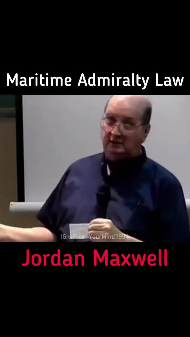 Maritime Admiralty Law by Jordan Maxwell