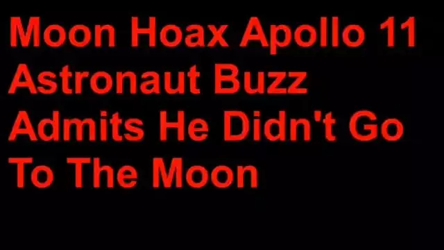 Moon Hoax - Buzz Says He Didnt Go To The Moon