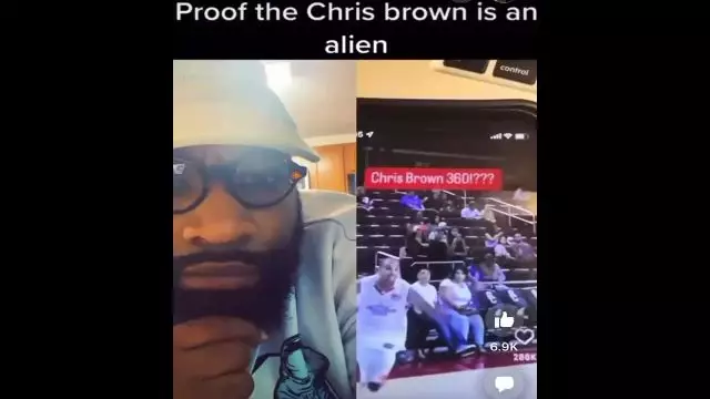 Proof the Chris Brown is an alien