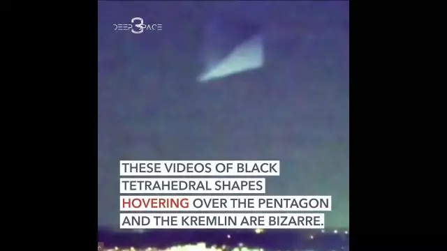 Tetrahedron UFOs Over the Kremlin and Pentagon