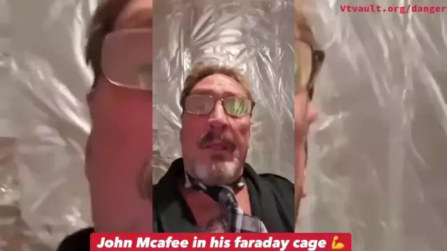 John McAfee's Faraday cage speech is amazing