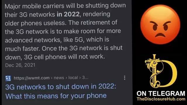 They're removing 4G to force to 5G; making old phones worthless