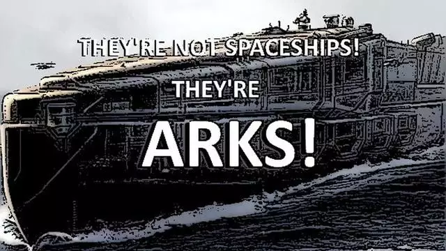 “It’s Gonna Be Biblical” They're not spaceships buddy, they're ARKS!