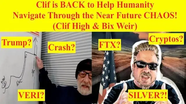 Clif is BACK to Help Humanity Navigate Through the Near Future CHAOS! (Clif High & Bix Weir)