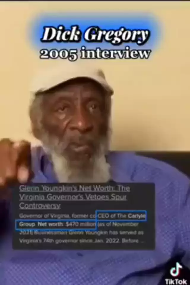 Dick Gregory in 2005 why they took down the Malaysian Flight