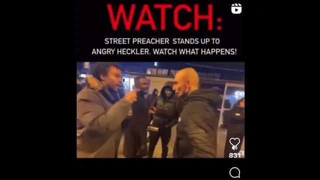 PREACHER stands up to ANGRY HECKLER