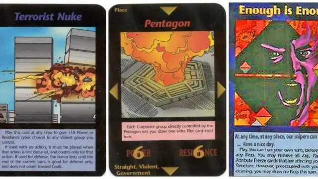 1994-1995 Illuminati Card Game Predicts world events