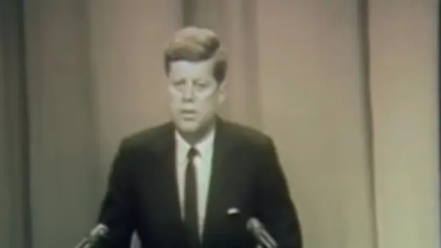 President John F. Kennedys First ever televised Conference 1/61