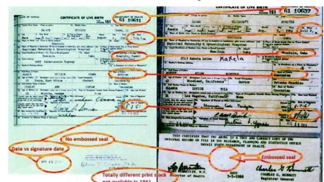 Sheriff Arpaio released information on Obamas Birth Certificate