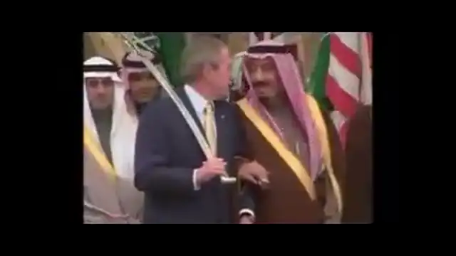 Bush Saudi Arabia Sword Dancing