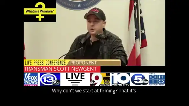 Scott Newgent From 'What is a Woman?' Shocks Media Into Silence During a Live Press Conference