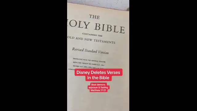 DR- Kek - DISNEY REMOVES BIBLE VERSES