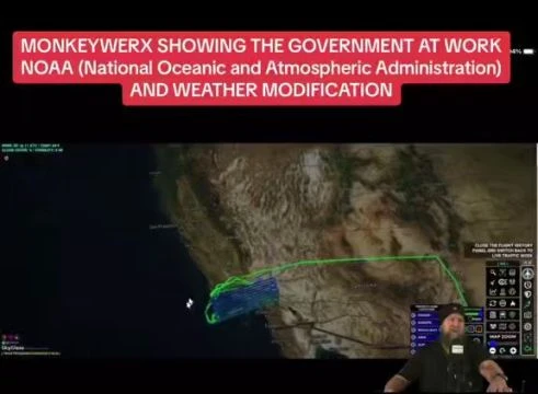 Monkeywerx showing the government at work doing weather modification