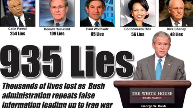 THE LIES LEADING TO IRAQ WAR
