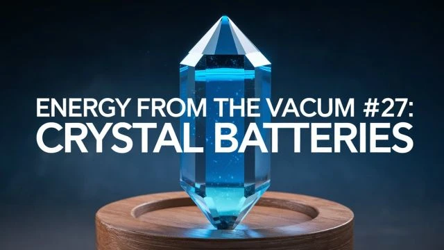 Energy From The Vacuum- Part 27-Crystal Battery