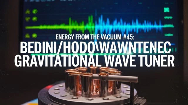 ESSENTIAL BEDINI_ EFTV Part 45  (Bedini_Hodowanec  Gravitational wave tuner)