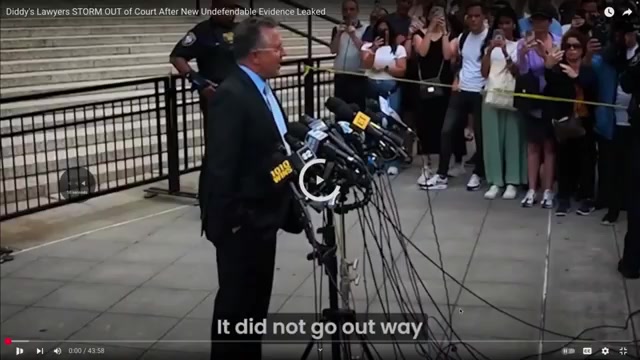 Diddy?s Legal Team WALKS OUT After Shocking New Evidence Drops! [360p]